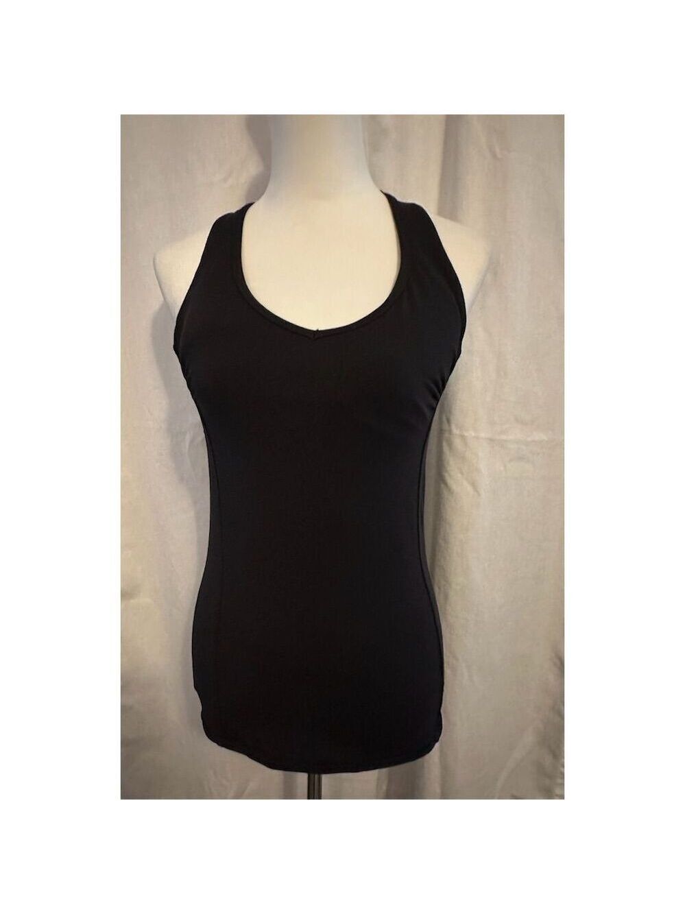 Champion Women's Black Racerback Athletic Tank Top Size M
